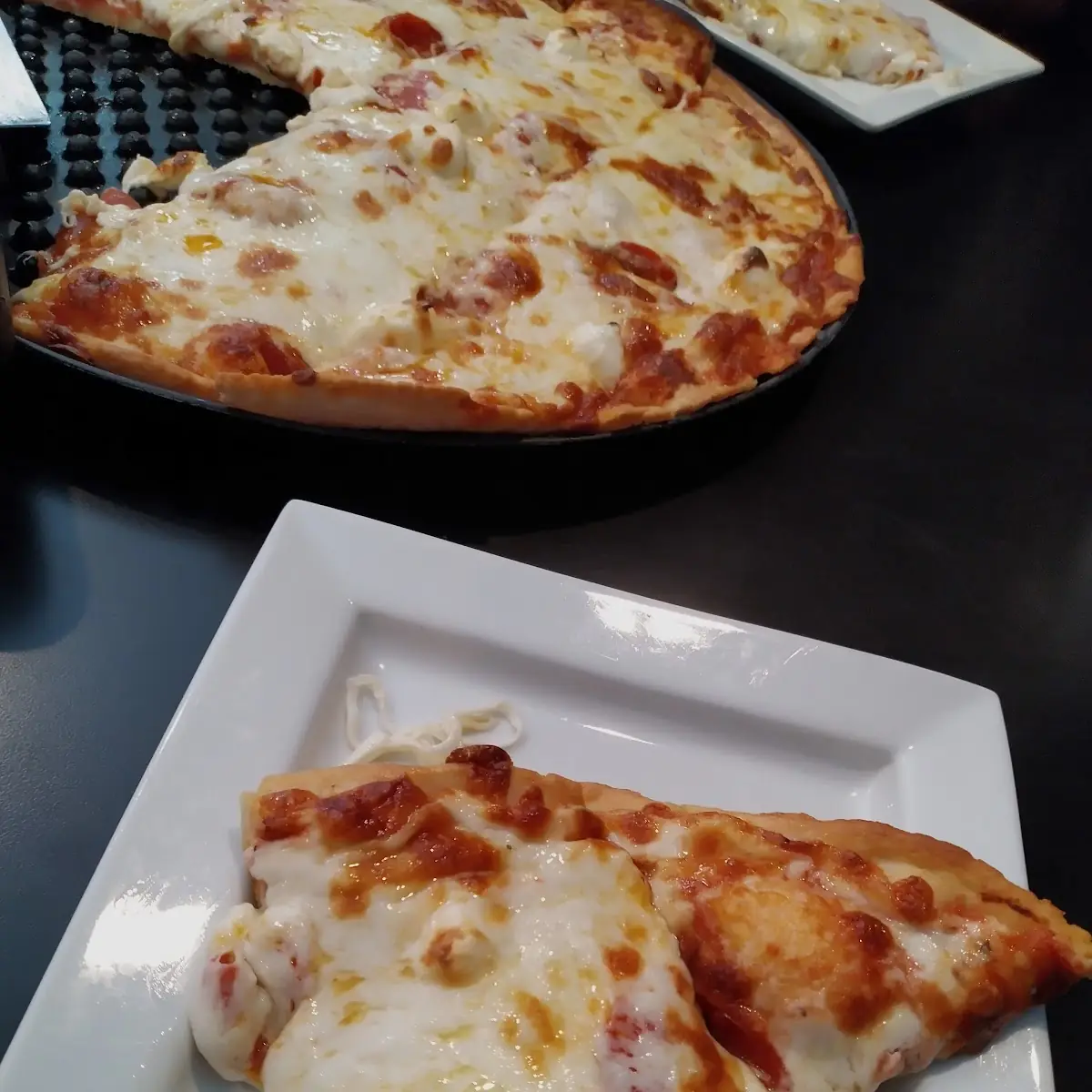 Pepperoni Pizza with Cream Cheese