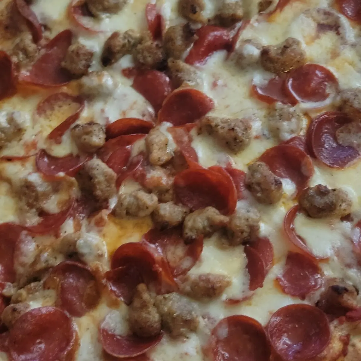 Pepperoni Sausage Pizza