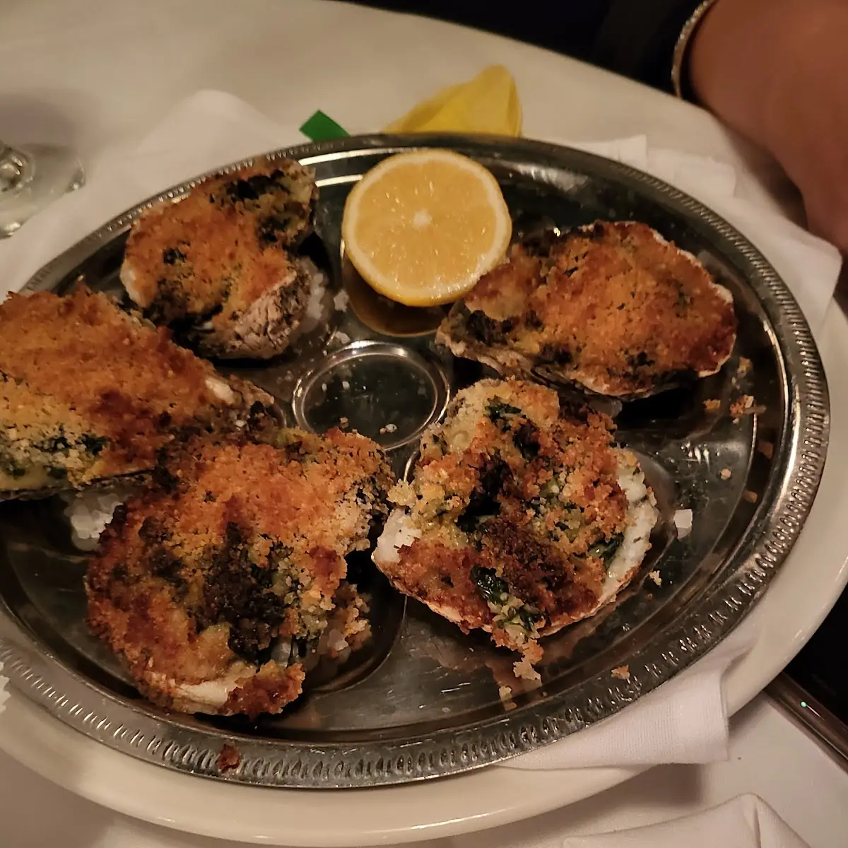 Oysters Rockefeller
