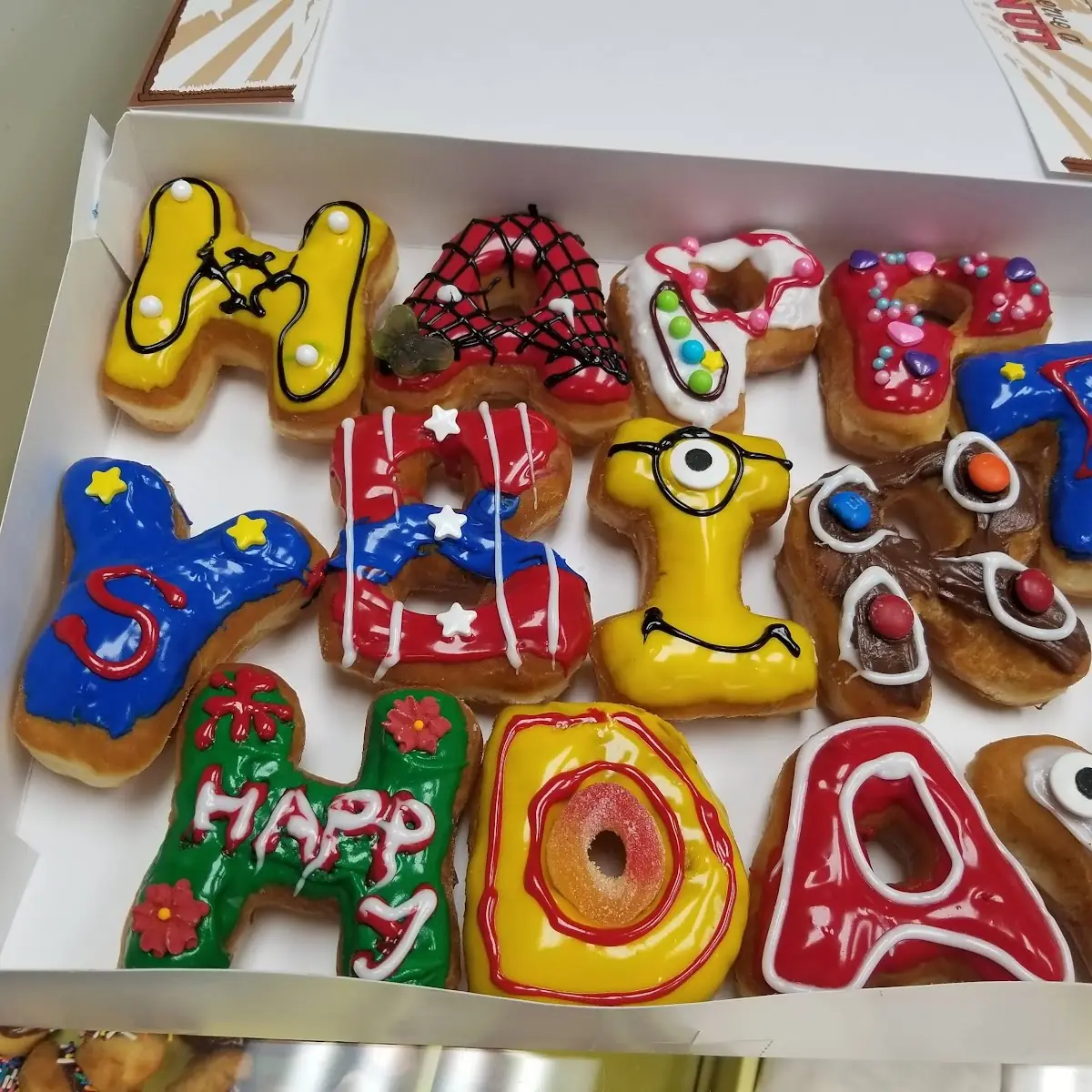 Birthday Cake Donuts