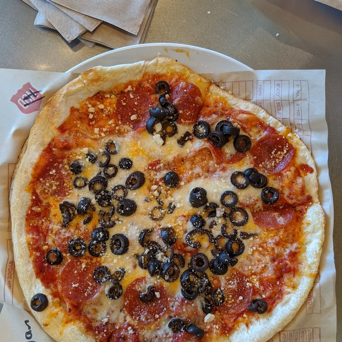 Pepperoni Black Olive