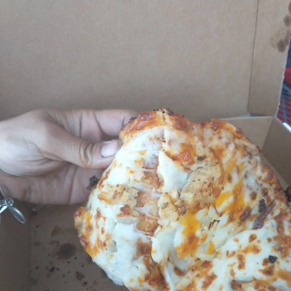 Poorly Cut Gluten Free BBQ Chicken Pizza