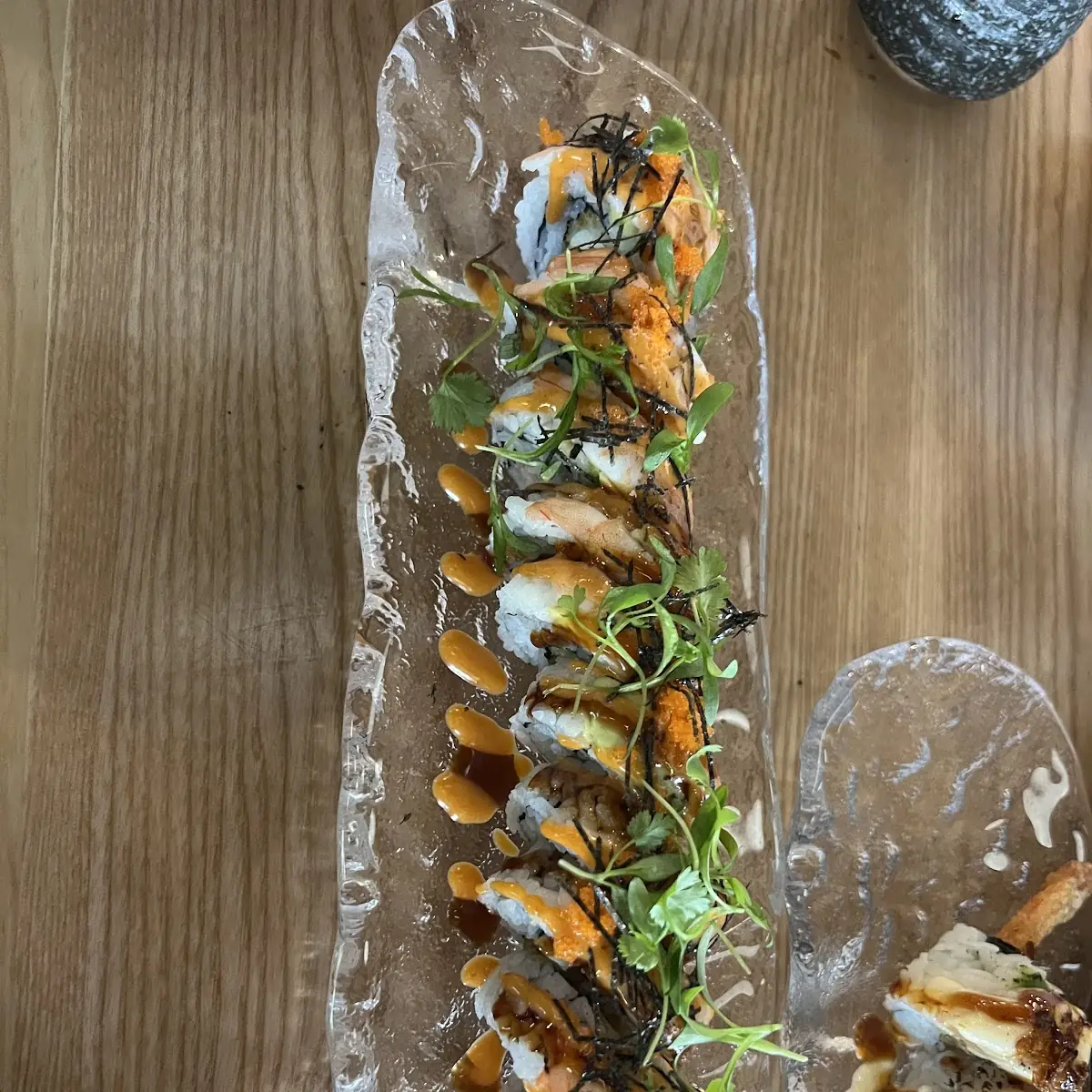 Assorted Sushi Rolls with Garnish