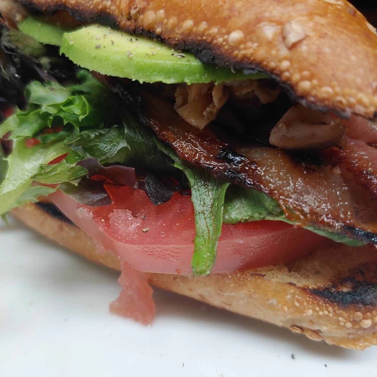 Avocado Jerk Chicken Club, The Office Tap & Grill