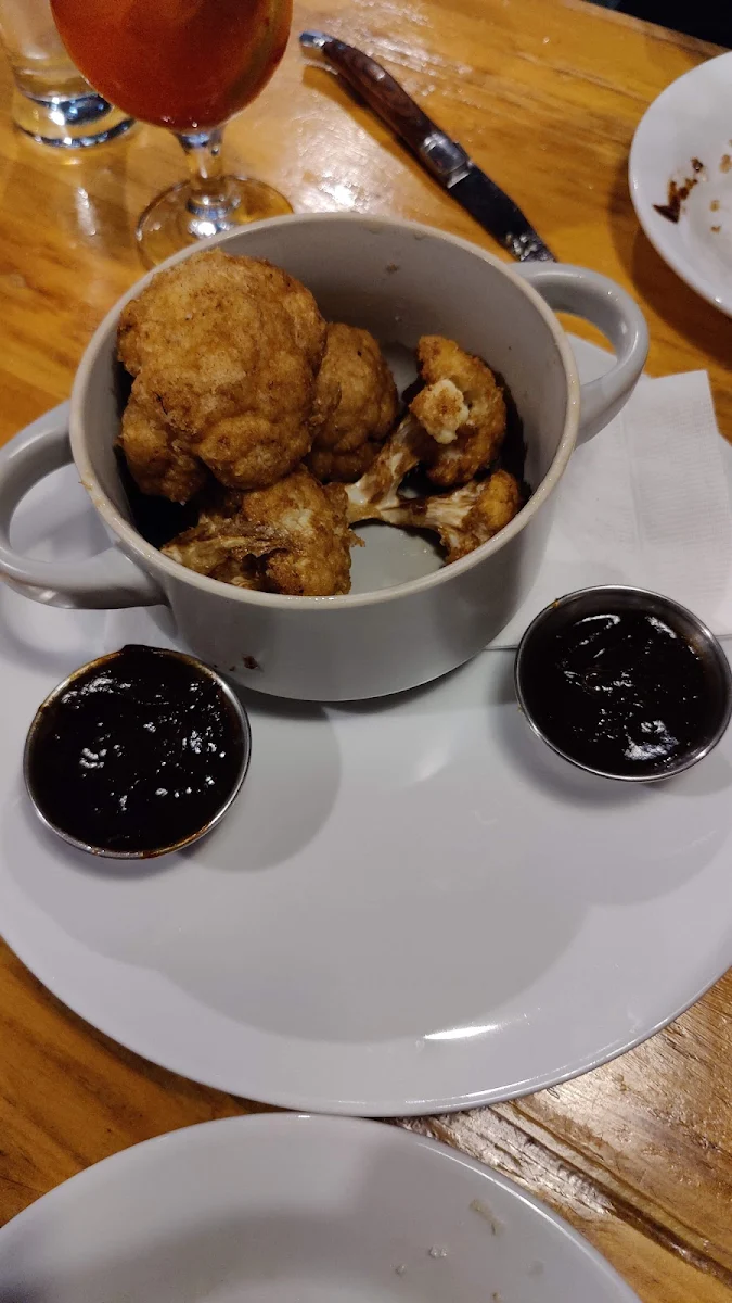 Califlower Wings with BBQ Sauce, The Office Tap & Grill