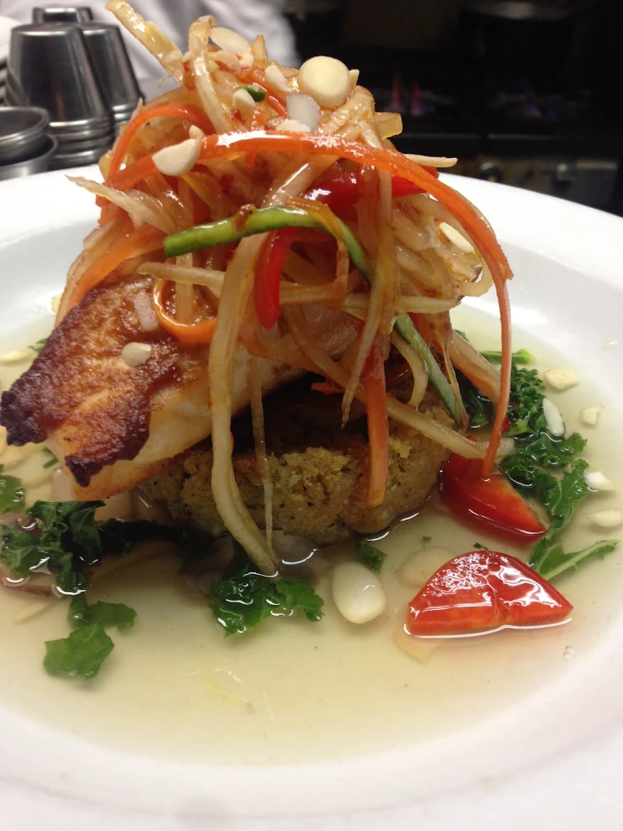 Miso Salmon, The Office Tap & Grill