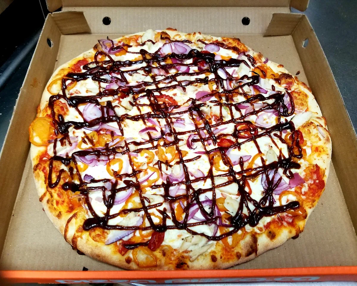 Spicy BBQ Chicken Pizza
