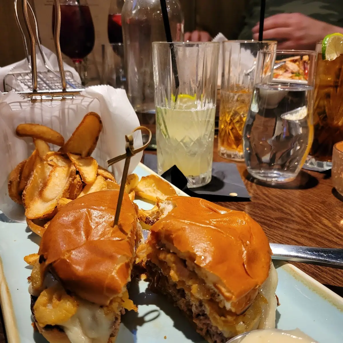 Mushroom Swiss Burger