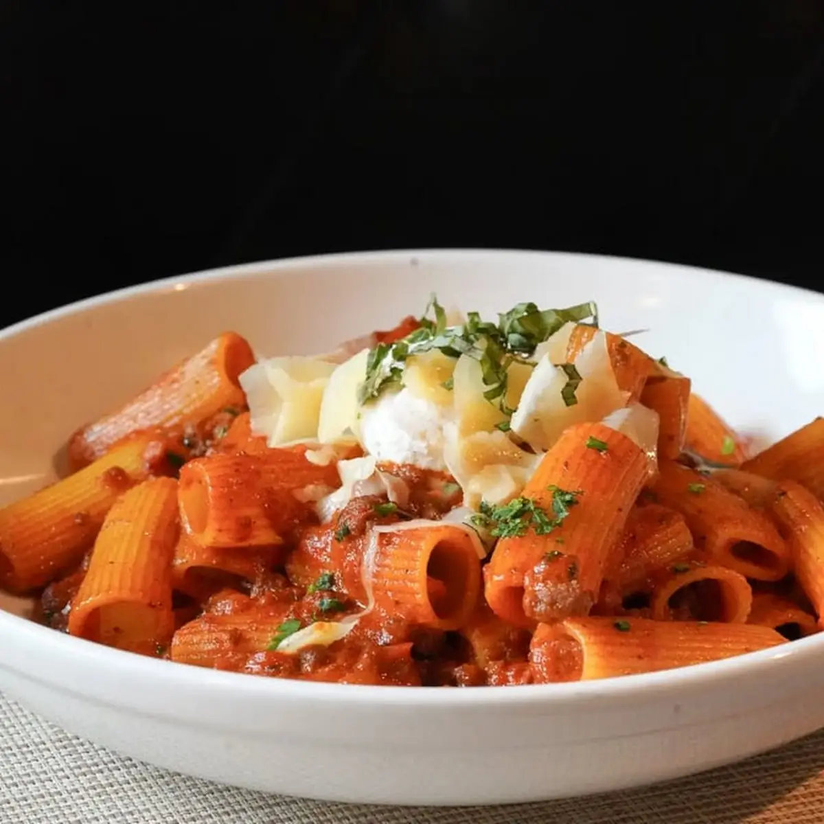 Rigatoni Bolognese