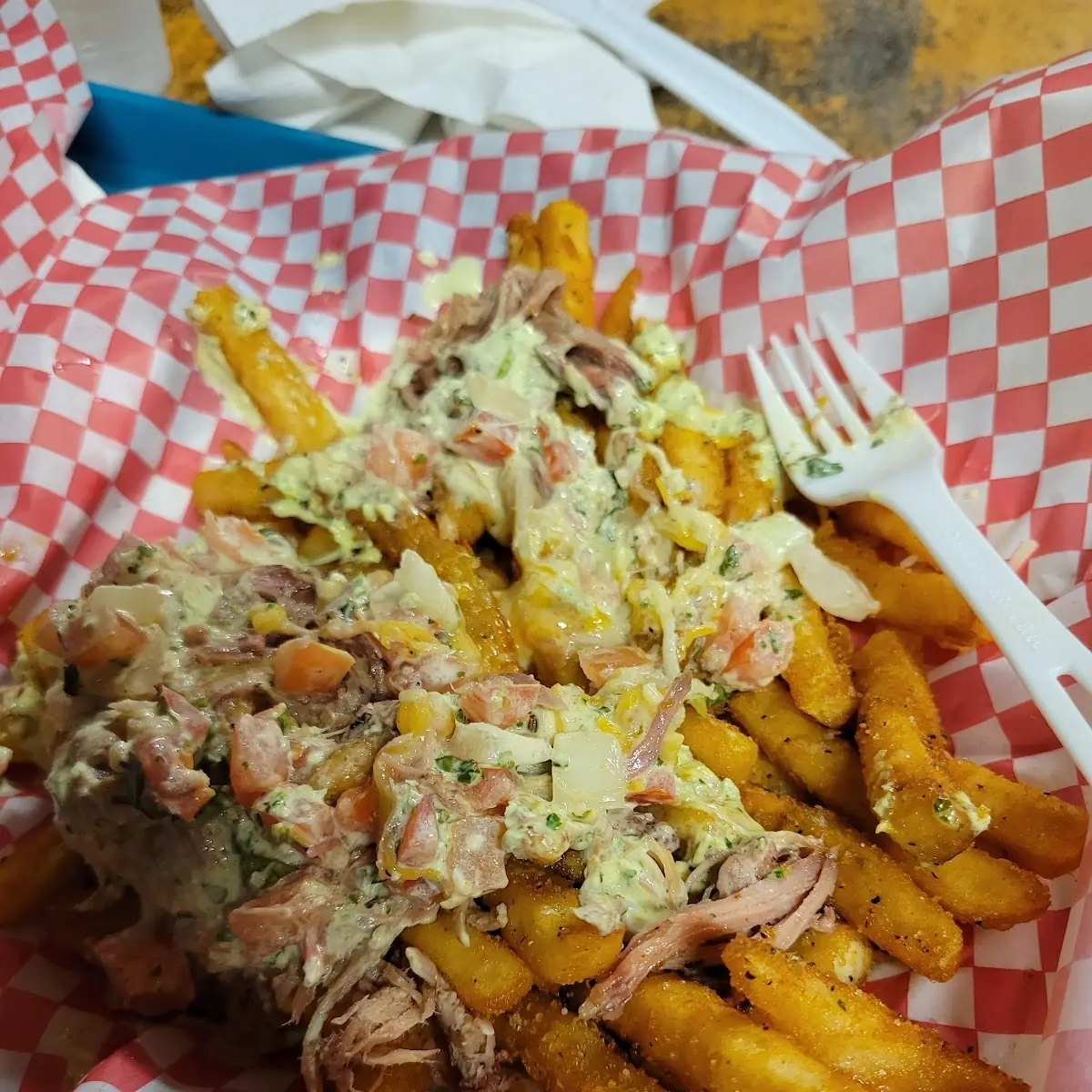 Loaded Fries with Chicken