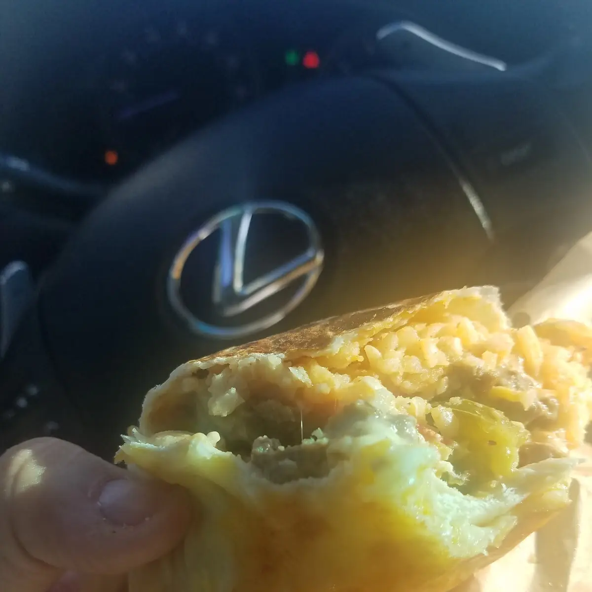 Grilled Cheese Steak Burrito