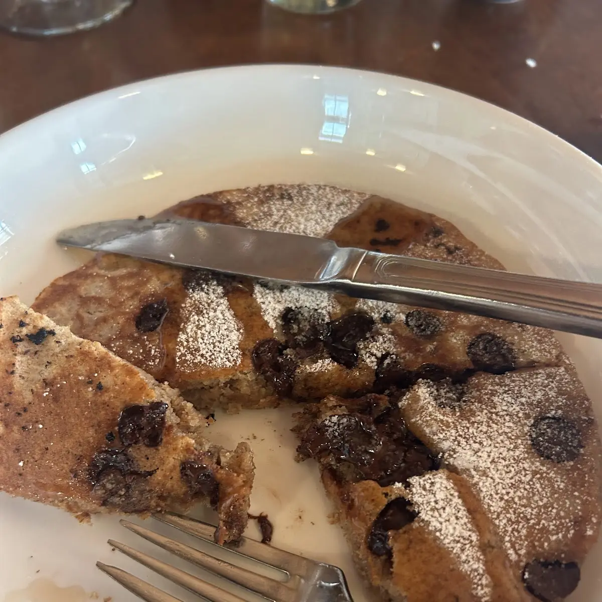 Vegan Chocolate Chip Pancakes