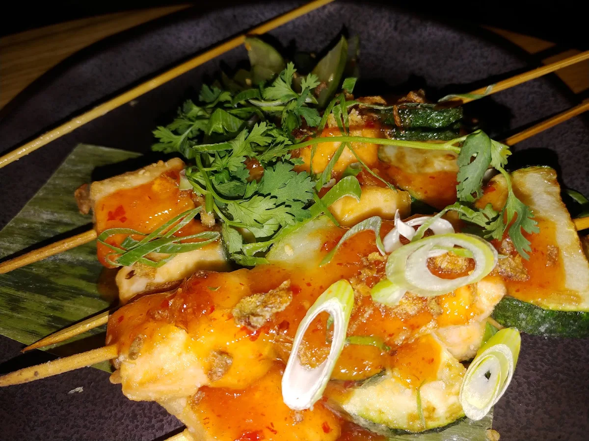Salmon Skewers, The Den Salamanca