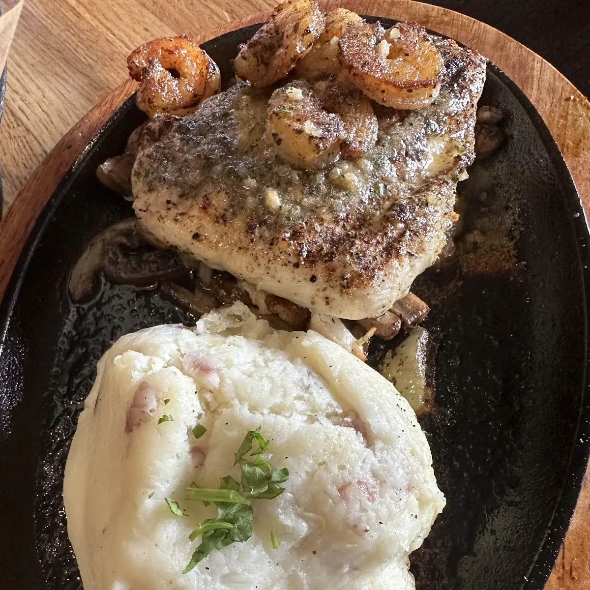 Shrimp 'N Parmesan Sirloin