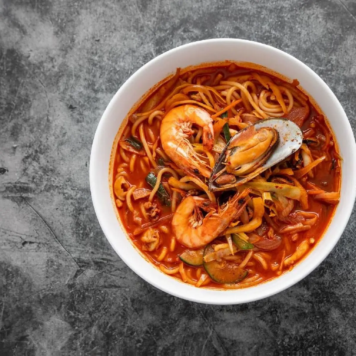 Spicy Seafood Noodle Soup