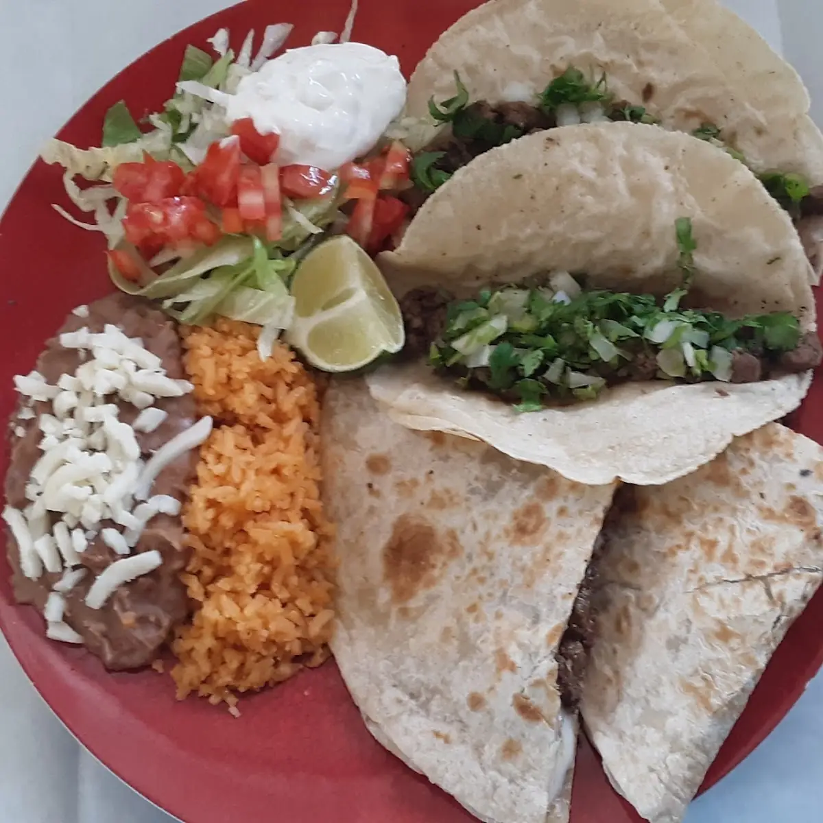 Quesadilla Con Tacos
