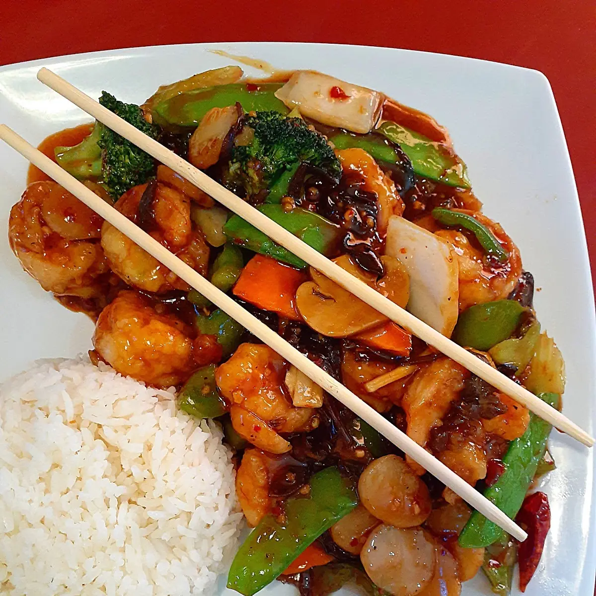 Shrimp with Hot Garlic Sauce