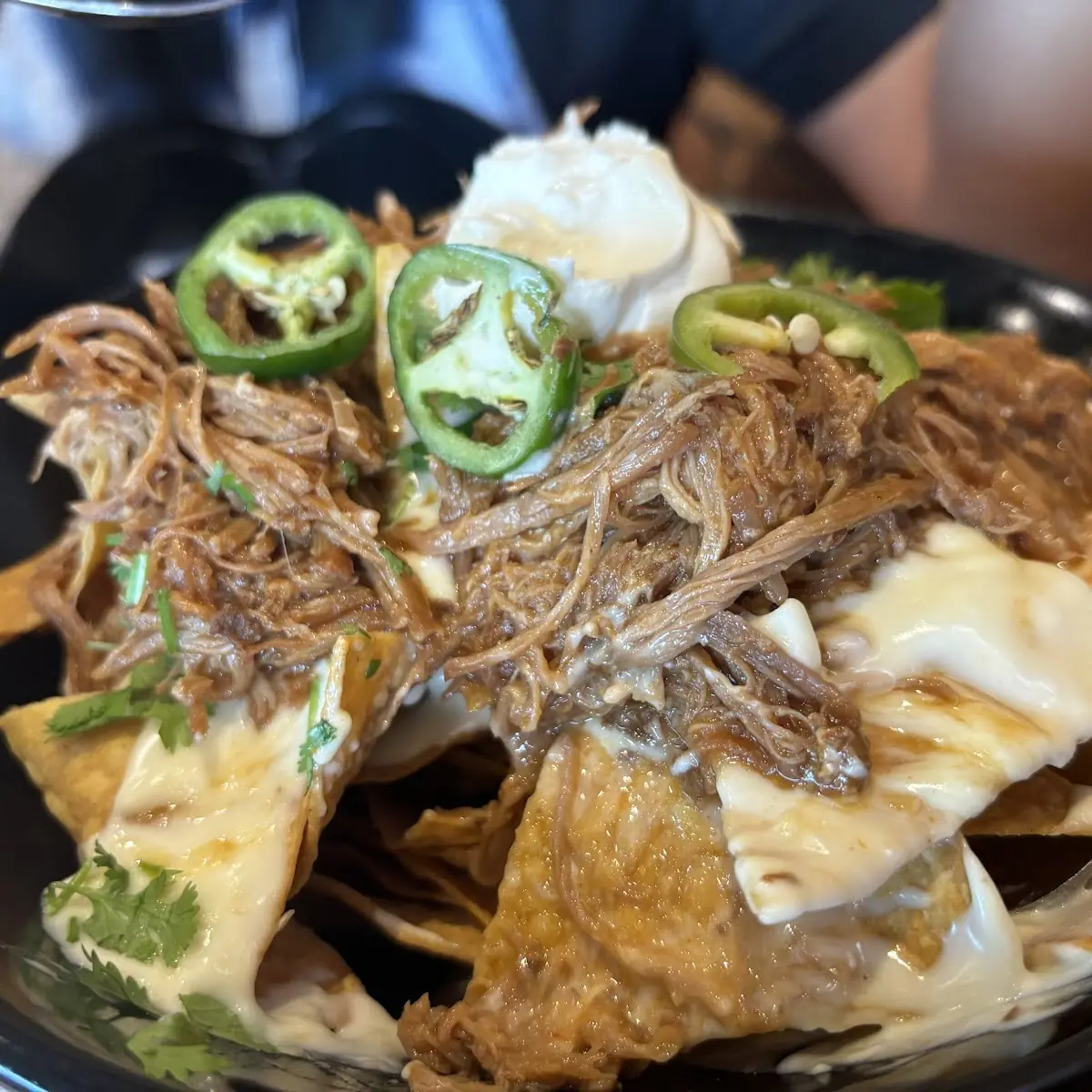Pulled Pork BBQ Nachos