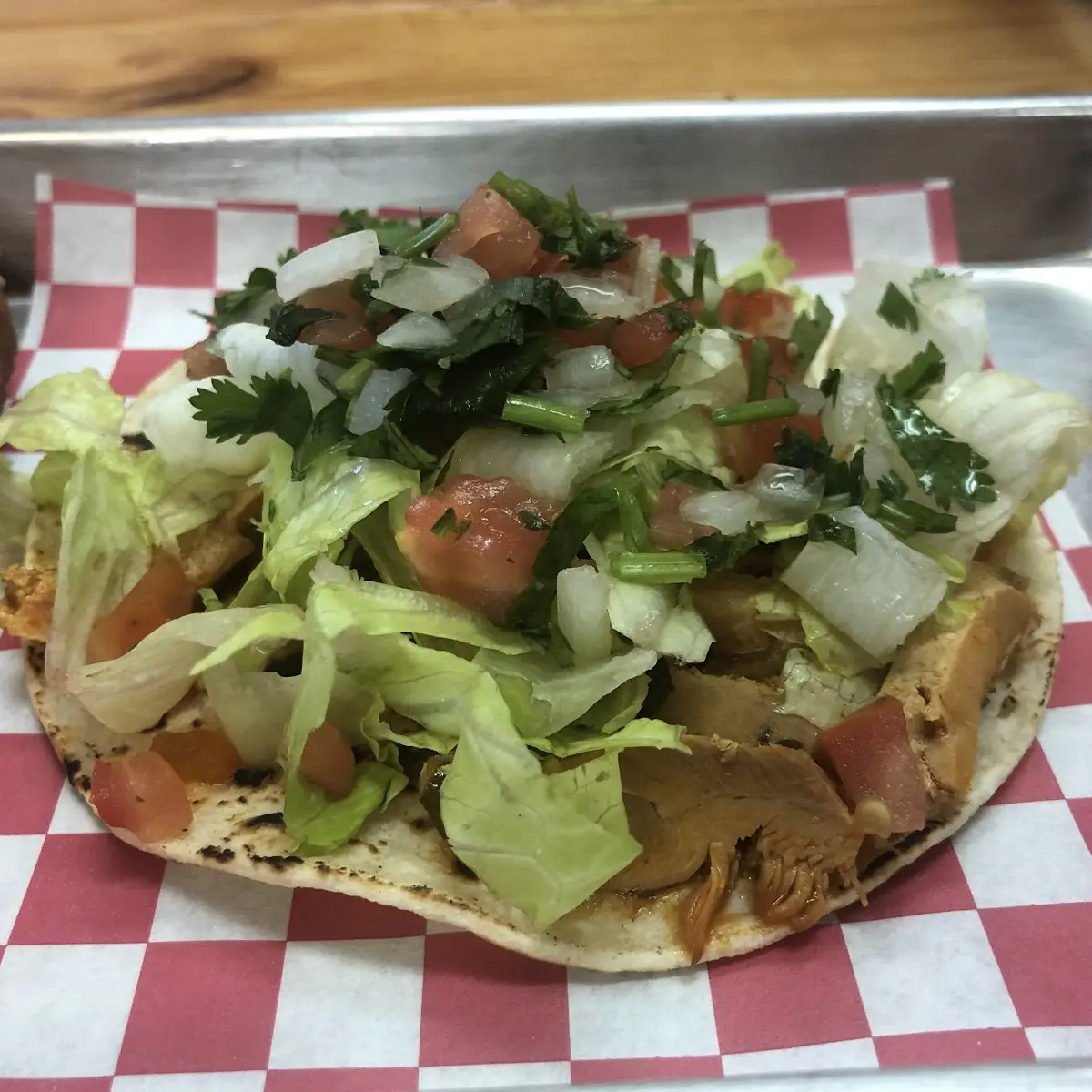 Shredded Chicken Taco