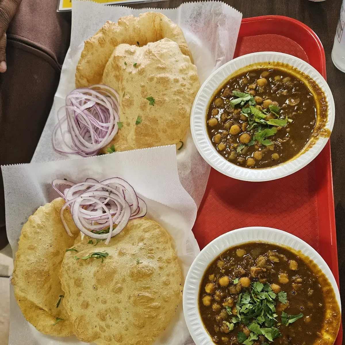 Channa Masala and Poori