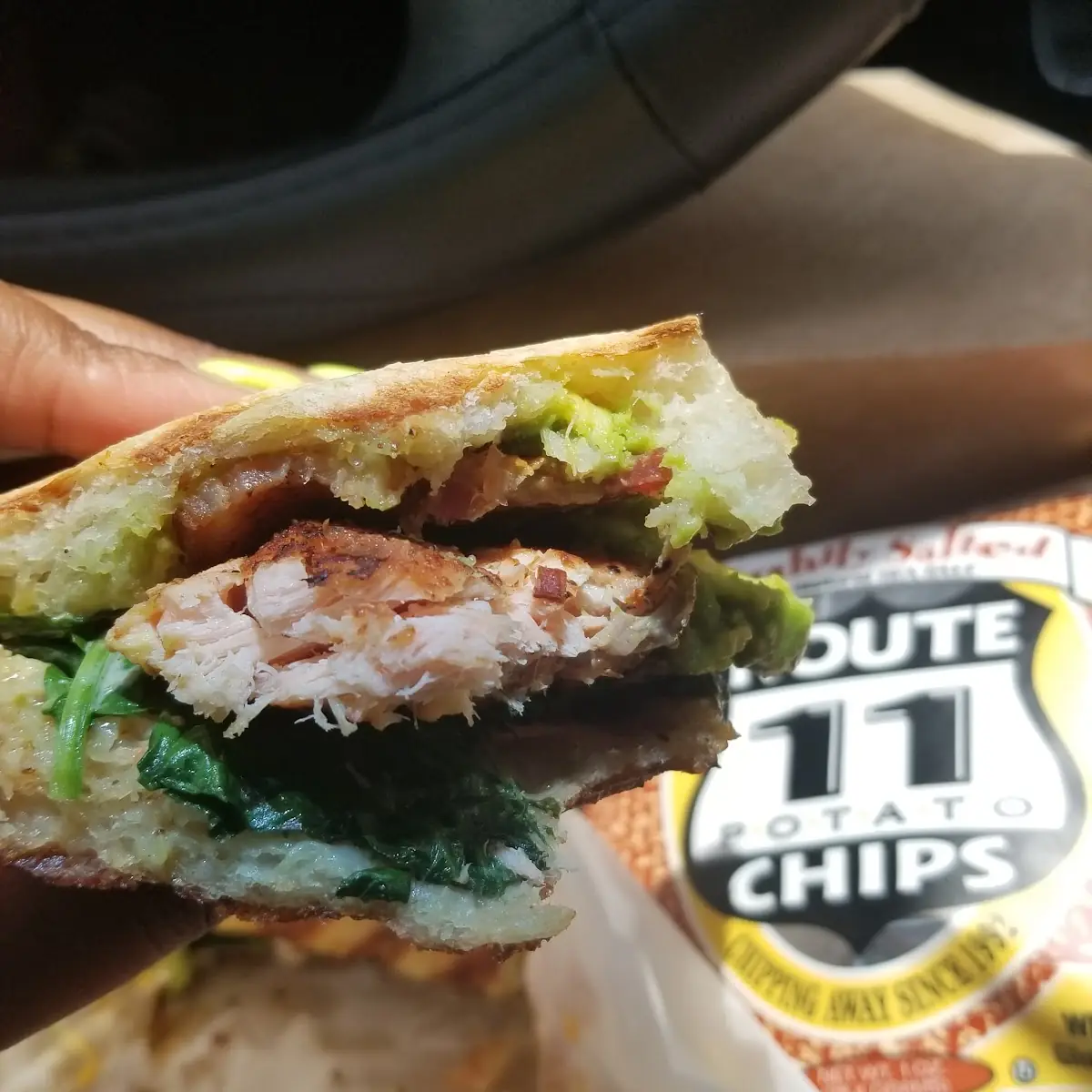 Salmon blt Sandwich
