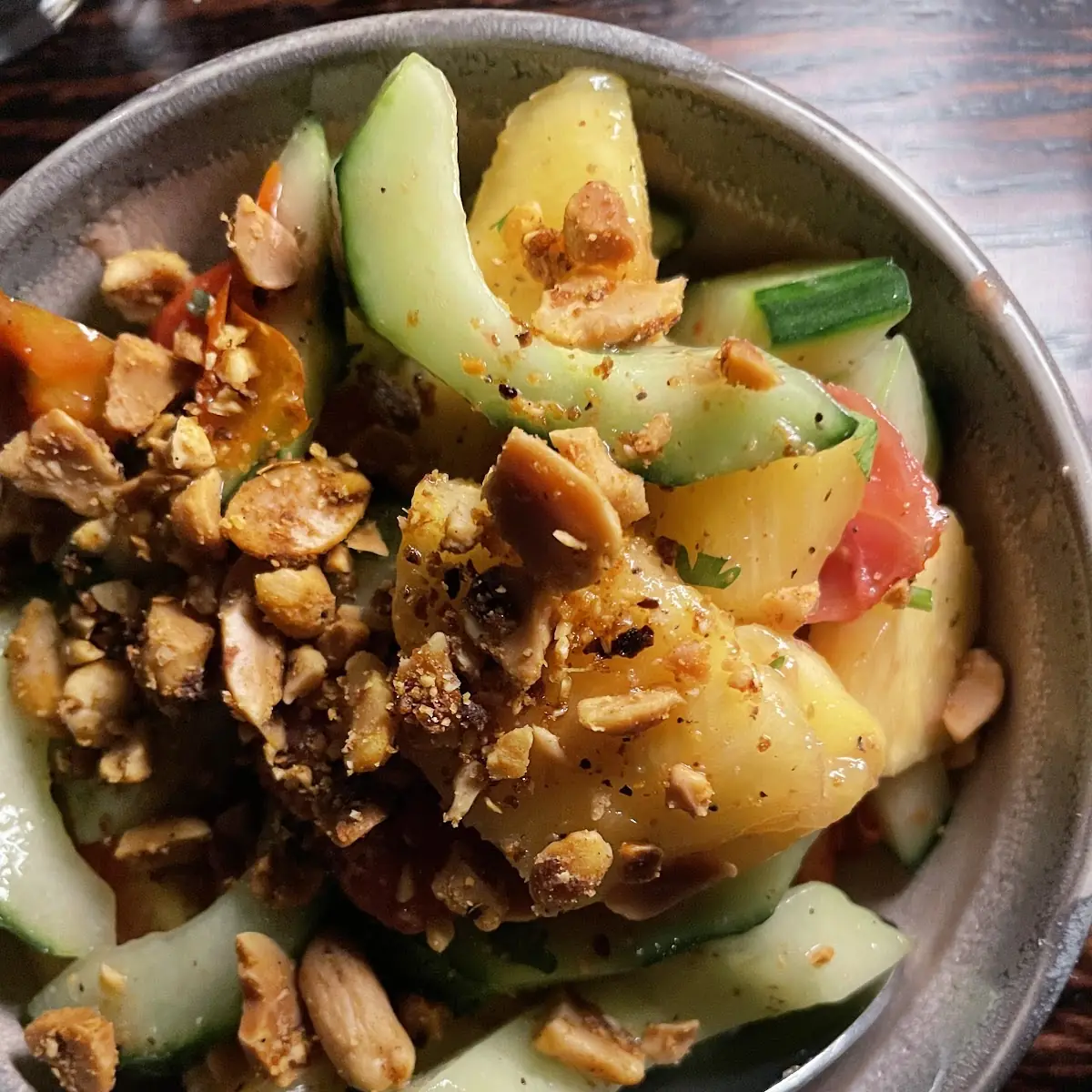 Pineapple Cucumber Salad