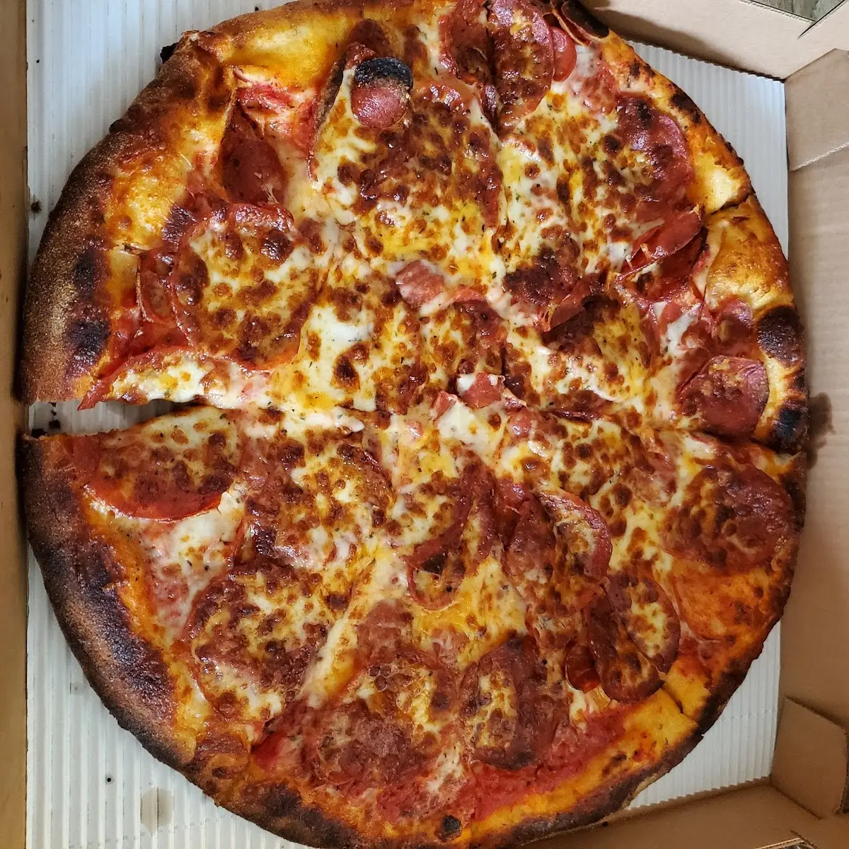 6 Cheese with Double Pepperoni Pizza