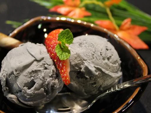 Black Sesame Ice Cream