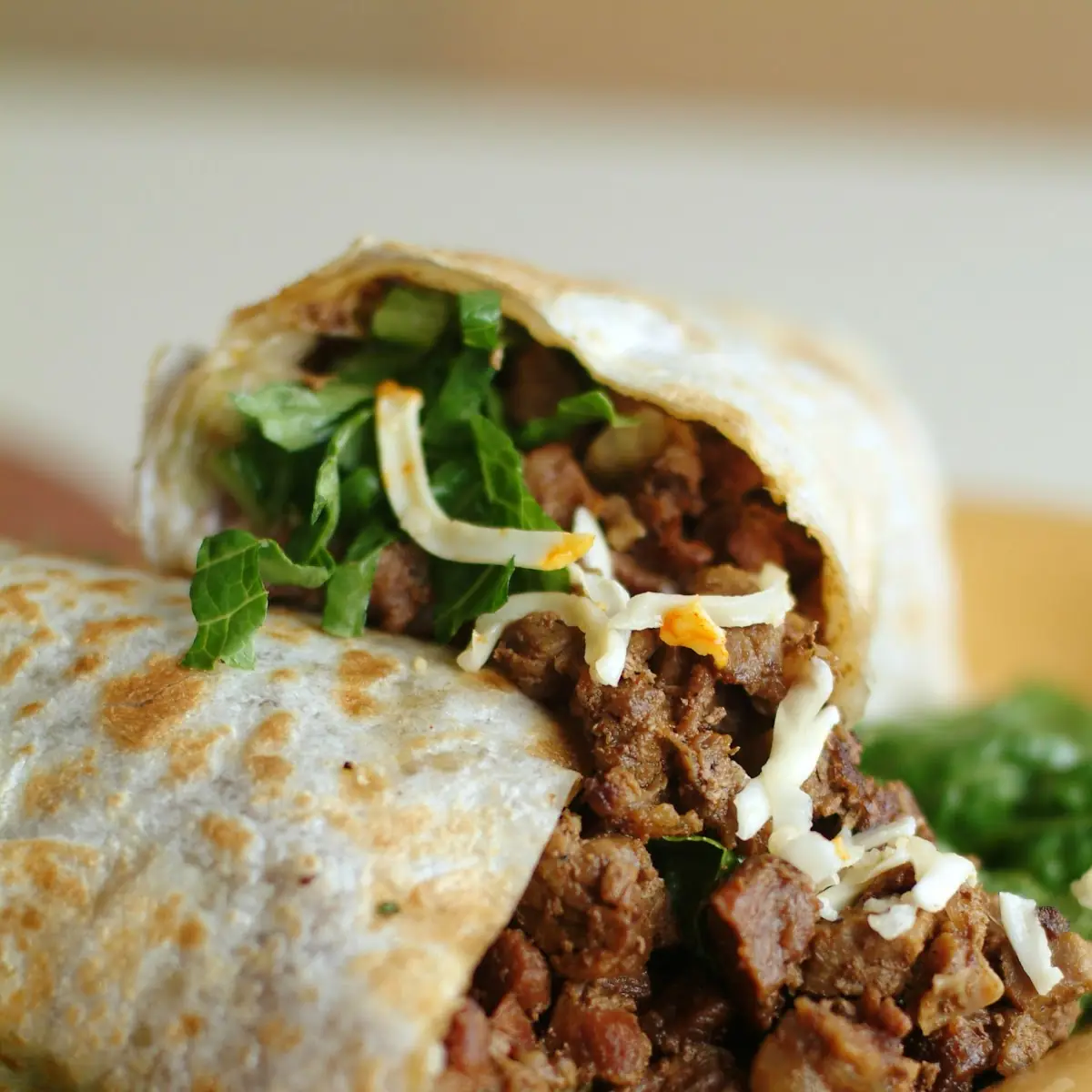 Ground Beef Burrito