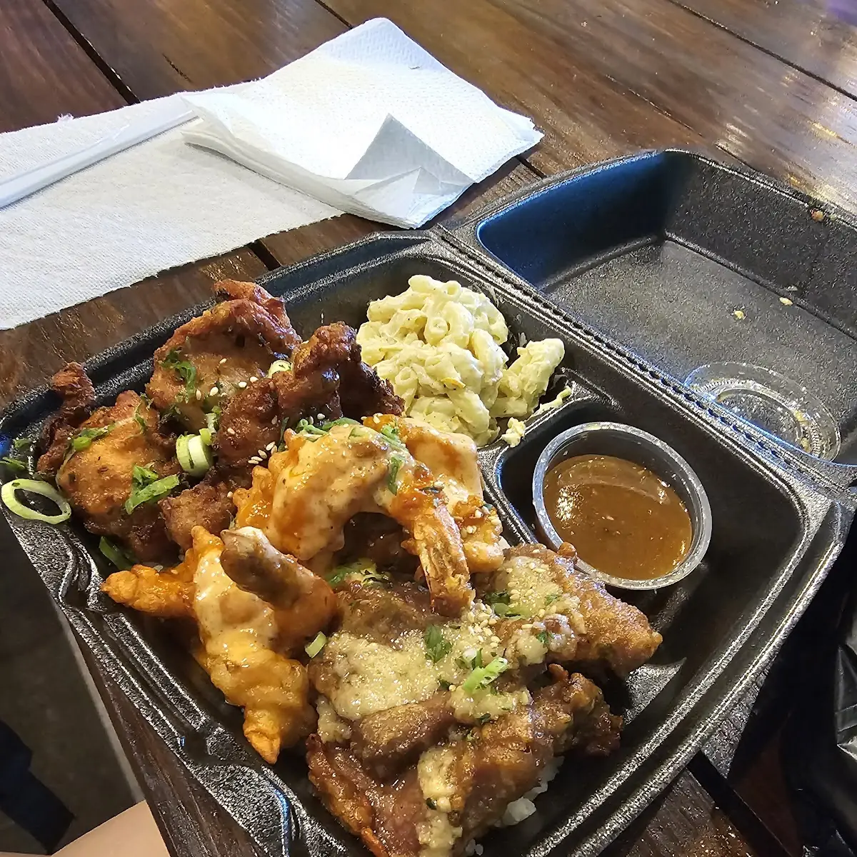Garlic Beef Lava Shrimp