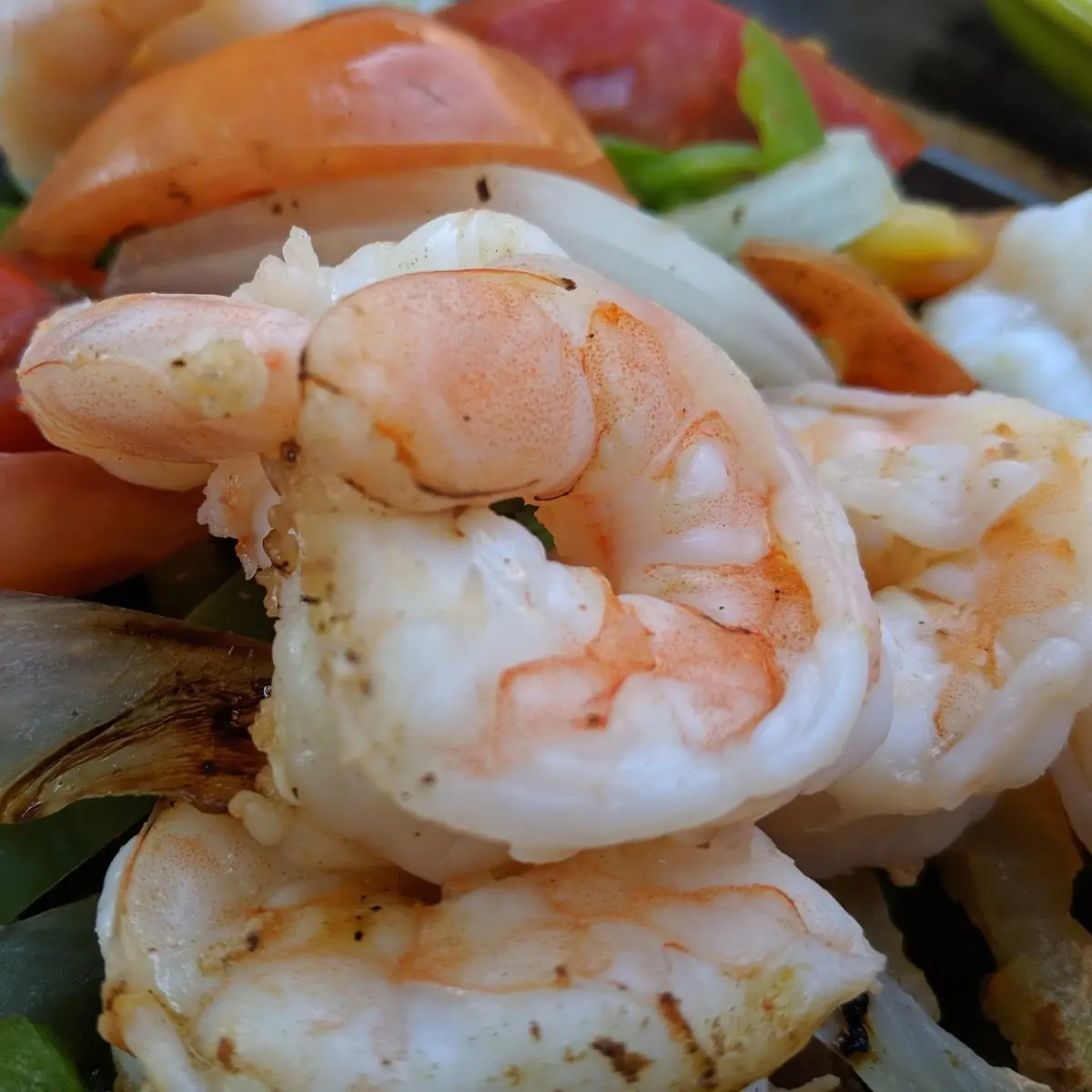 Shrimp Fajitas for One