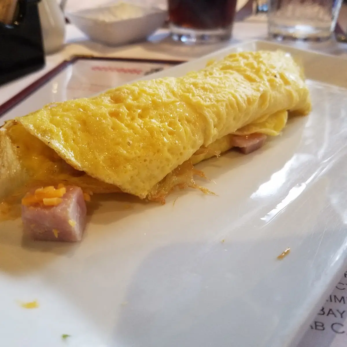 Ham and Cheese Omelette