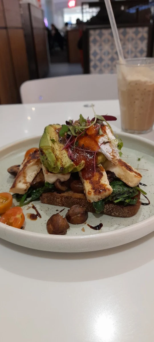 Haloumi Stack, Nadia's Cafe Parramatta