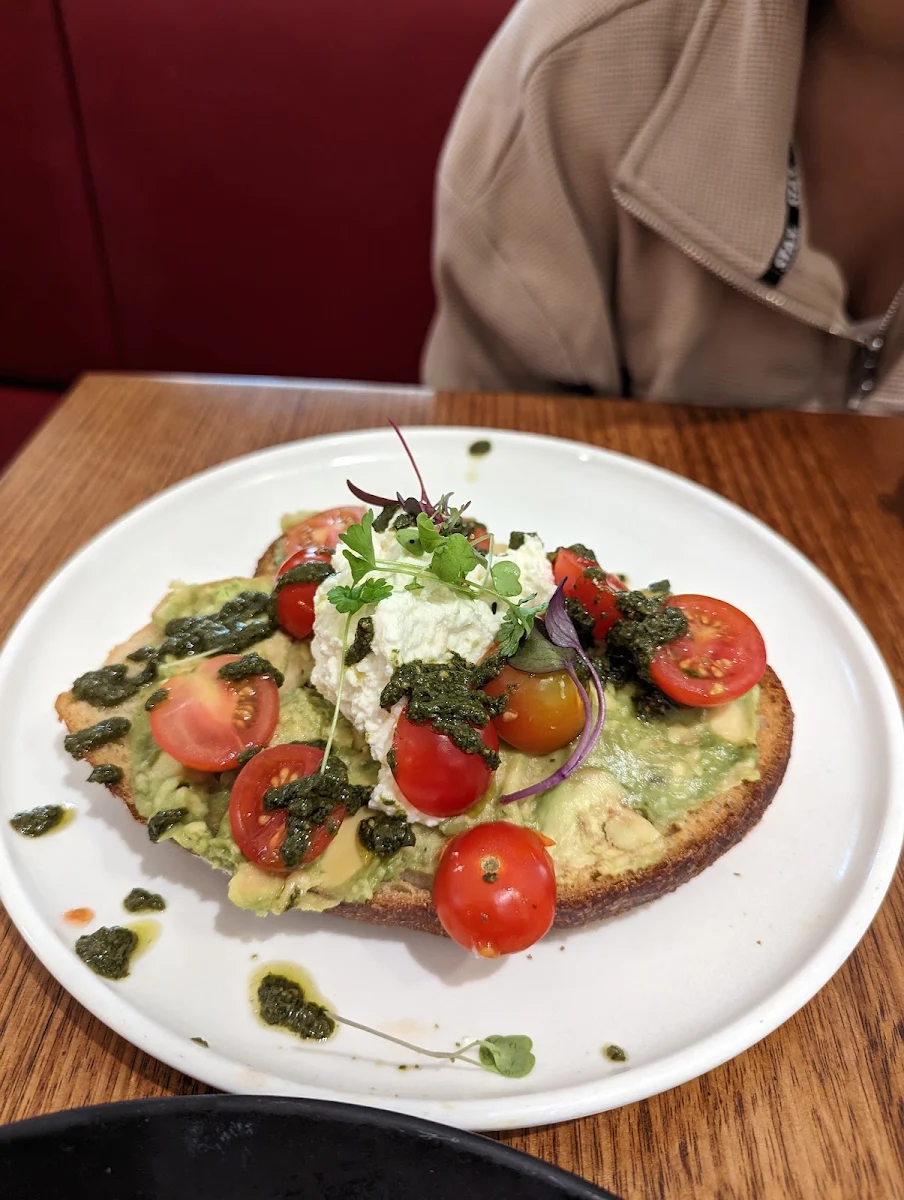 Smashed Avocado, Nadia's Cafe Parramatta