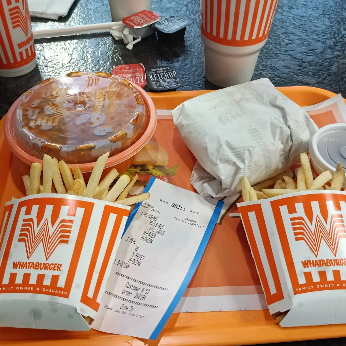 Chicken Wings and Fries