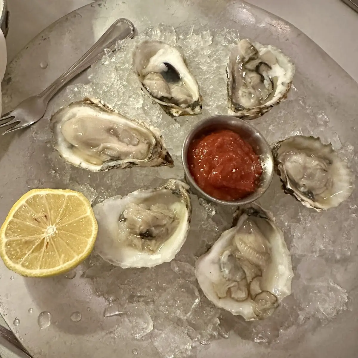 Oysters on Half Shell