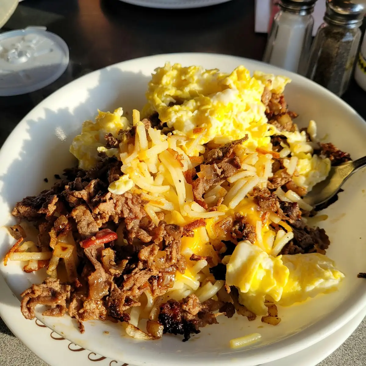 Cheesesteak Hash Brown Bowl