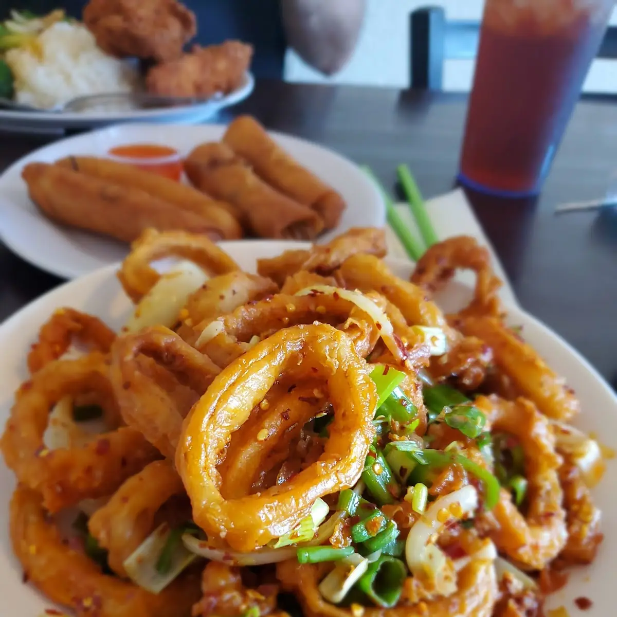 Spicy Fried Calamari Rings