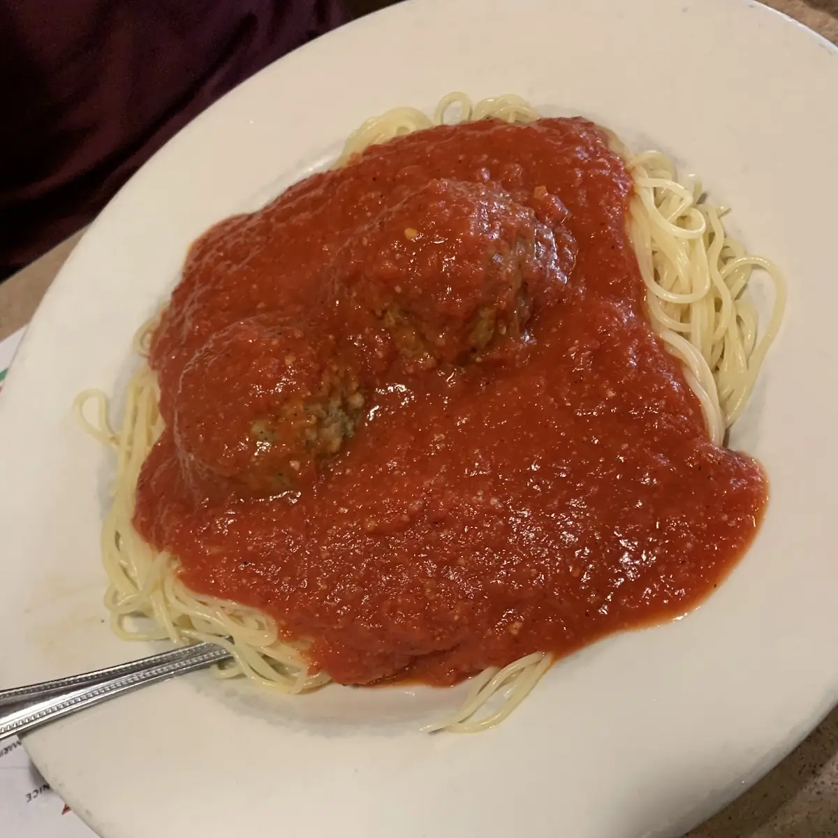 Veal Parmigiana with Spaghetti