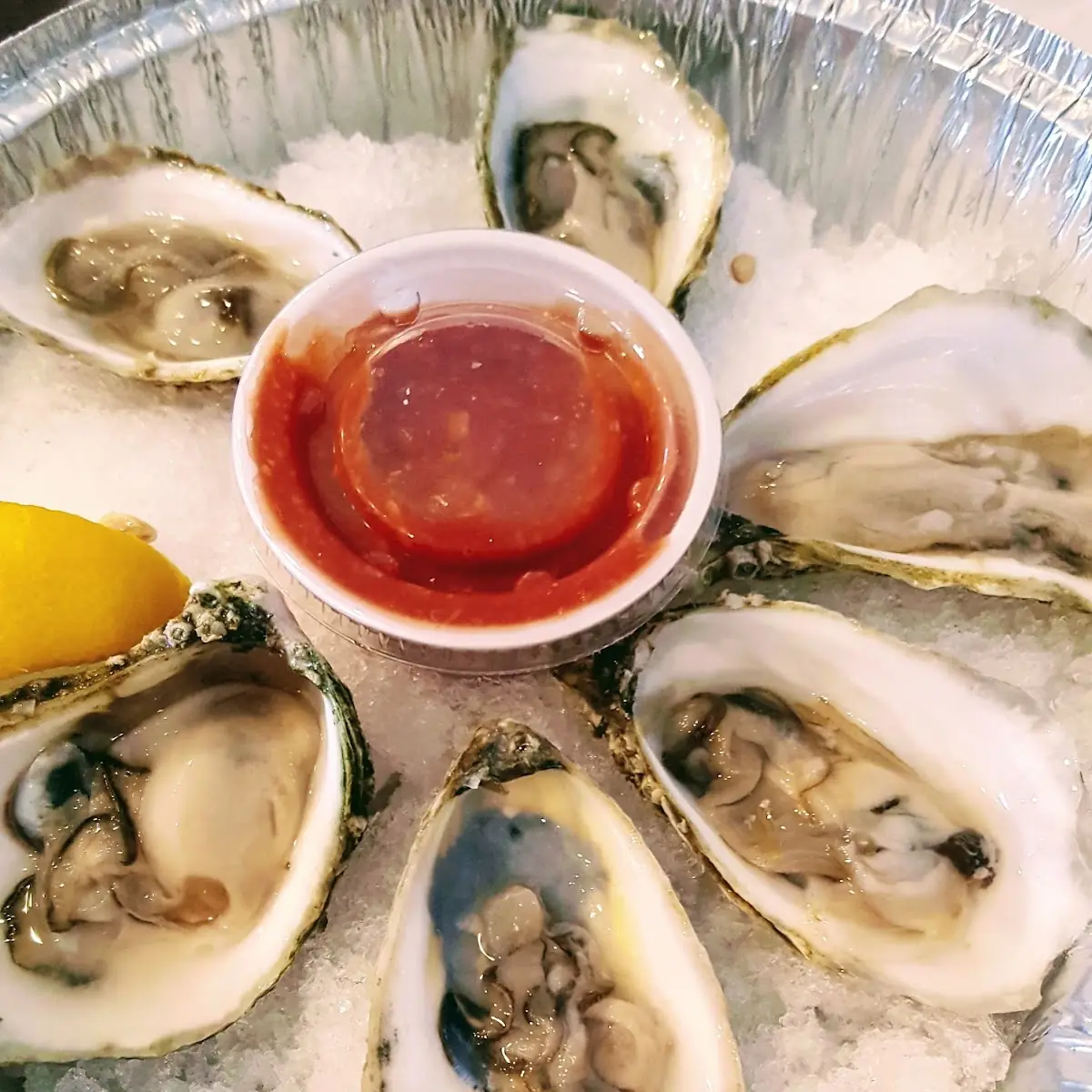 Raw Oysters on the Half Shell