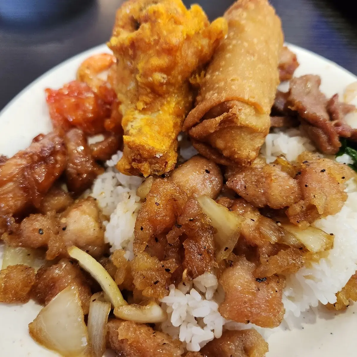 Pepper Chicken Egg Rolls