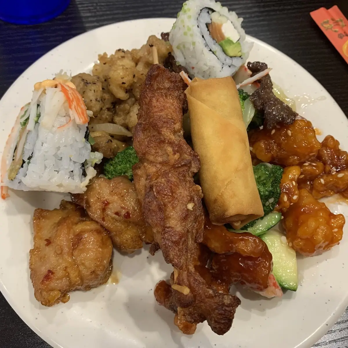 Sushi Orange Chicken Spring Roll Etc