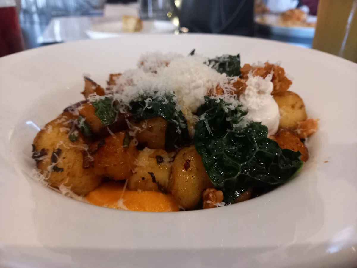 Sweet Potato Gnocchi Broccolini, Eureka Hotel