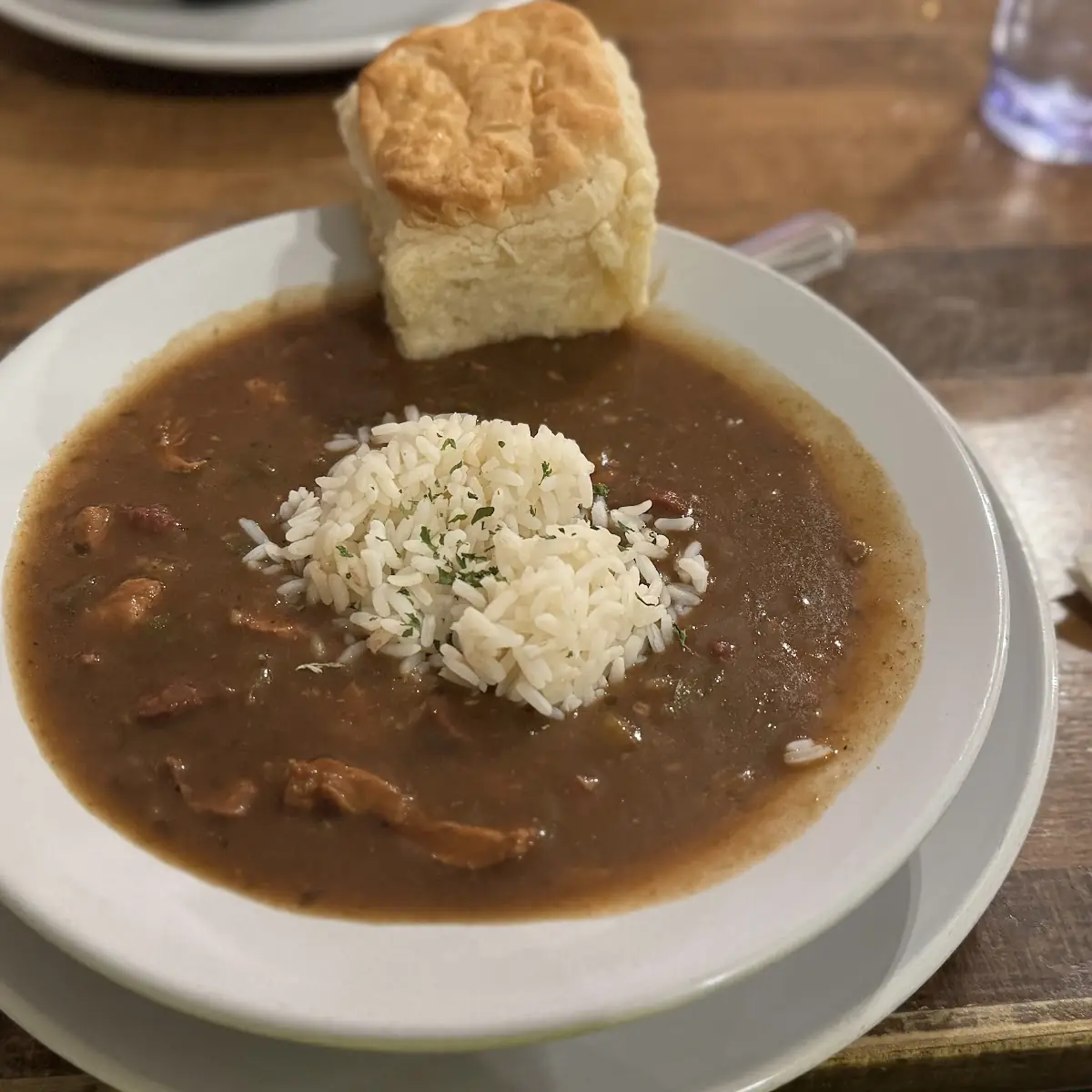 Gumbo with White Rice