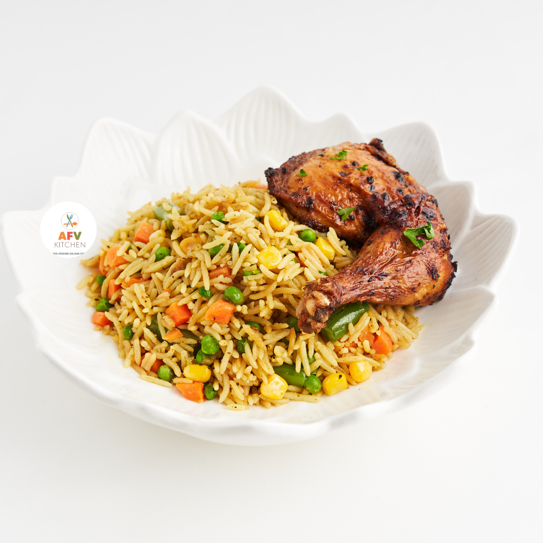 Nigerian Fried Rice & Grilled Chicken, AFV Kitchen