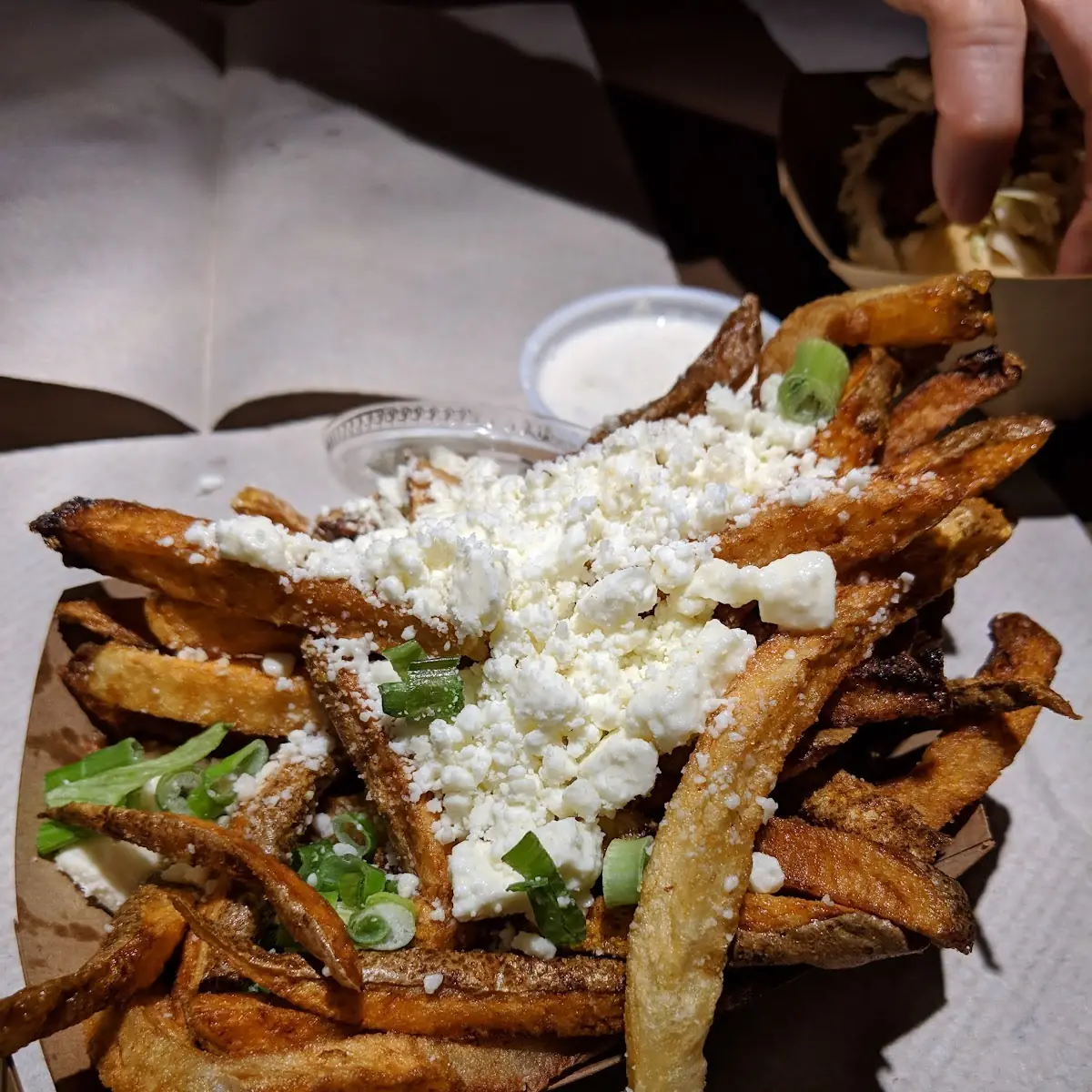 Fries with Feta Cheese