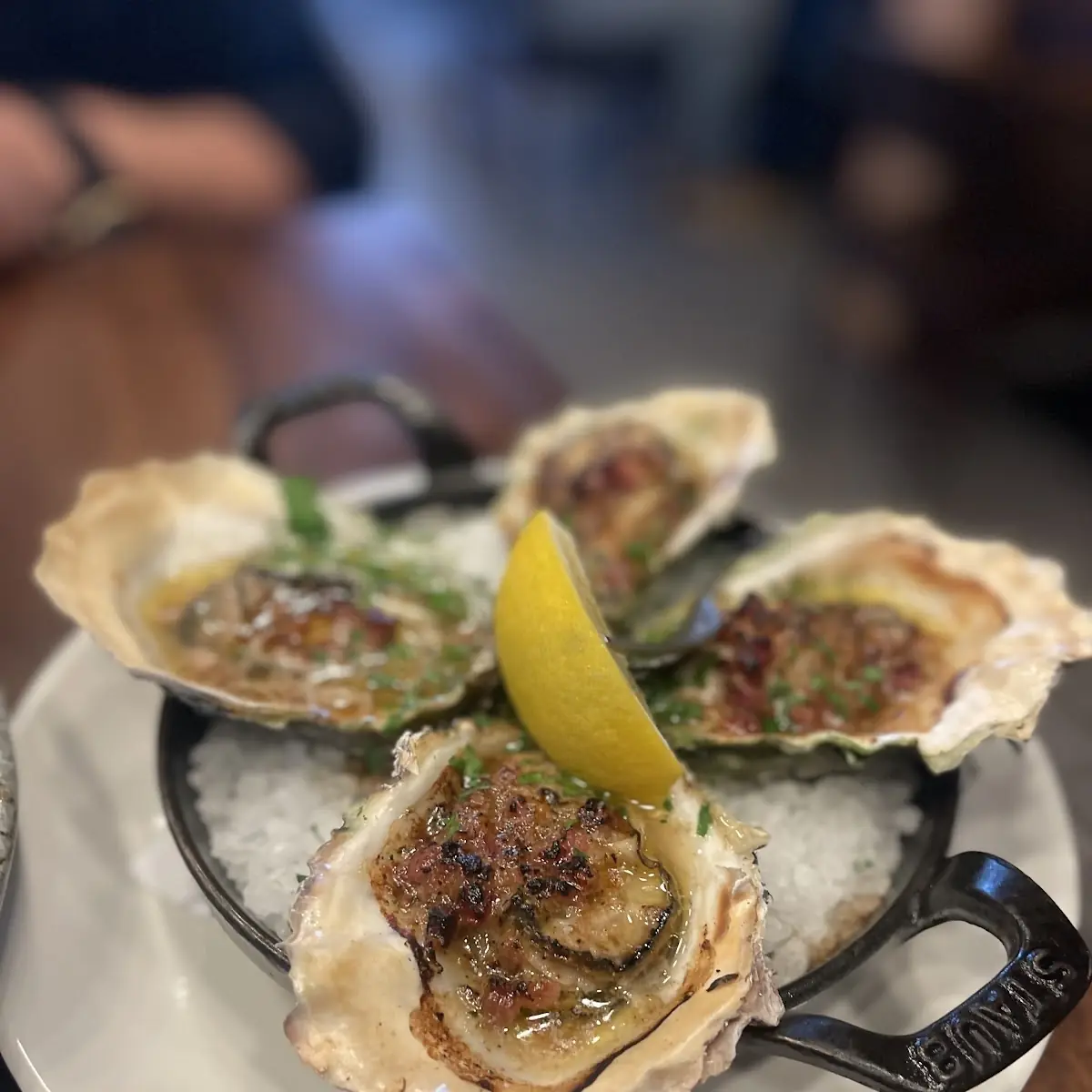 Raw Oysters with Mignonette