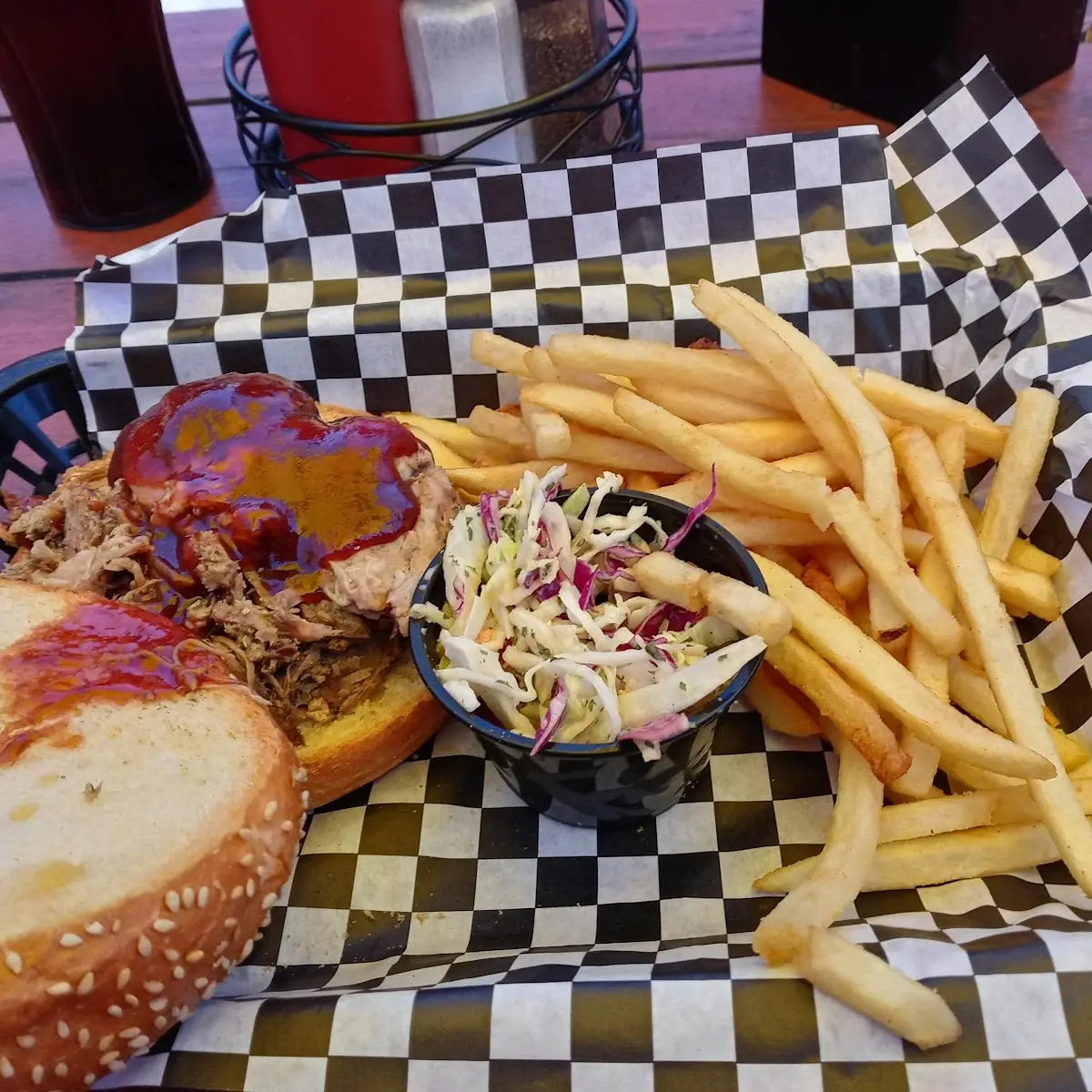 BBQ Pulled Pork with Fries
