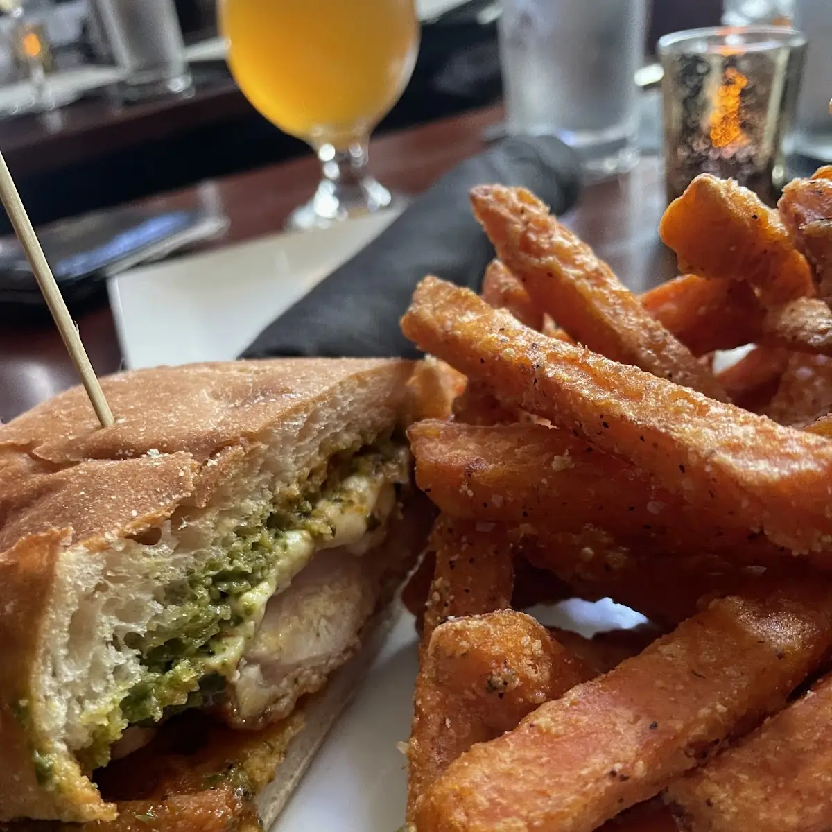 Parmesan Crusted Chicken Sandwich