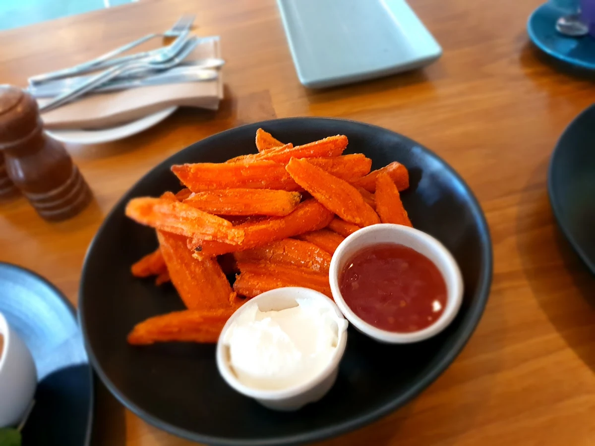 Sweet Potato Fries, Moss on Wood